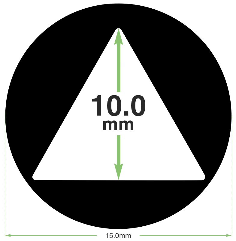 LONG 10mm Triangle Key