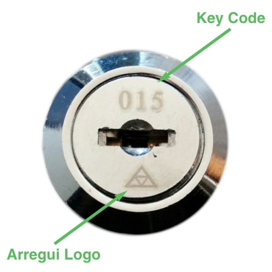 Arregui Post Box Keys - Small