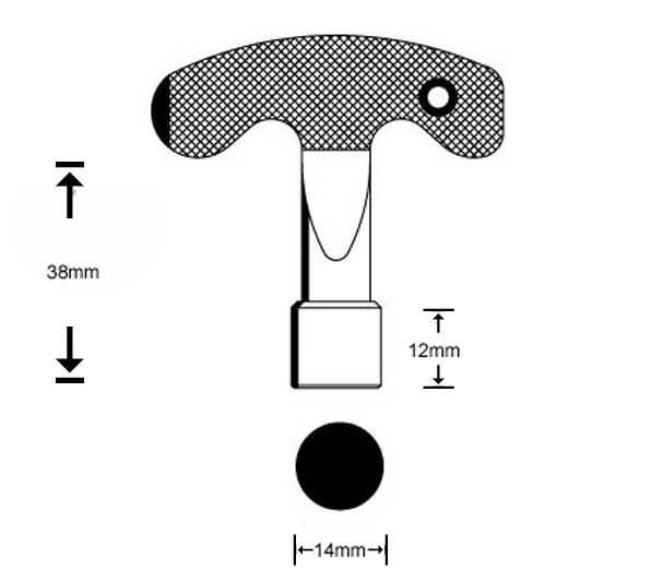 6mm Square Key