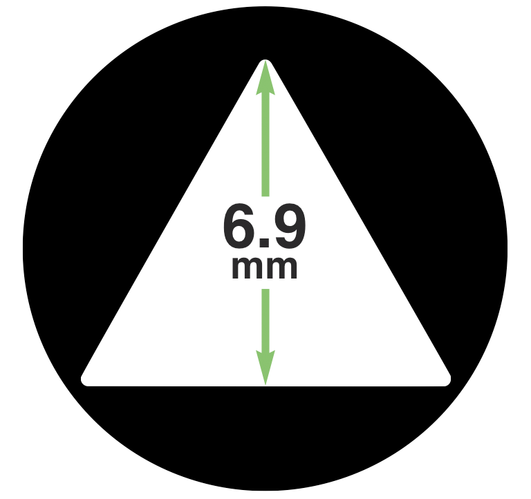 7mm Triangle Key