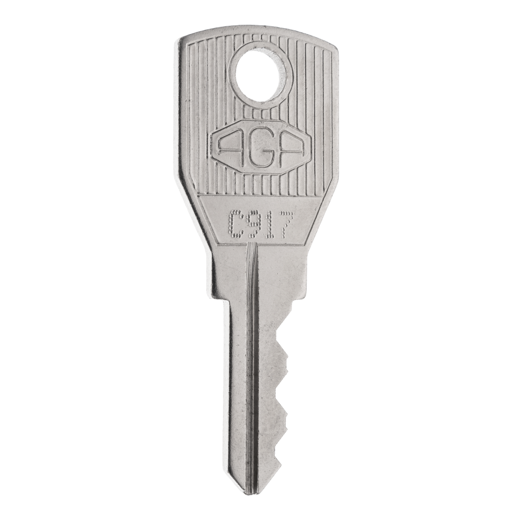 Ronis 701E Industrial Key Switch Key – Otis Lift Compatible, Steel, Code Cut To Order