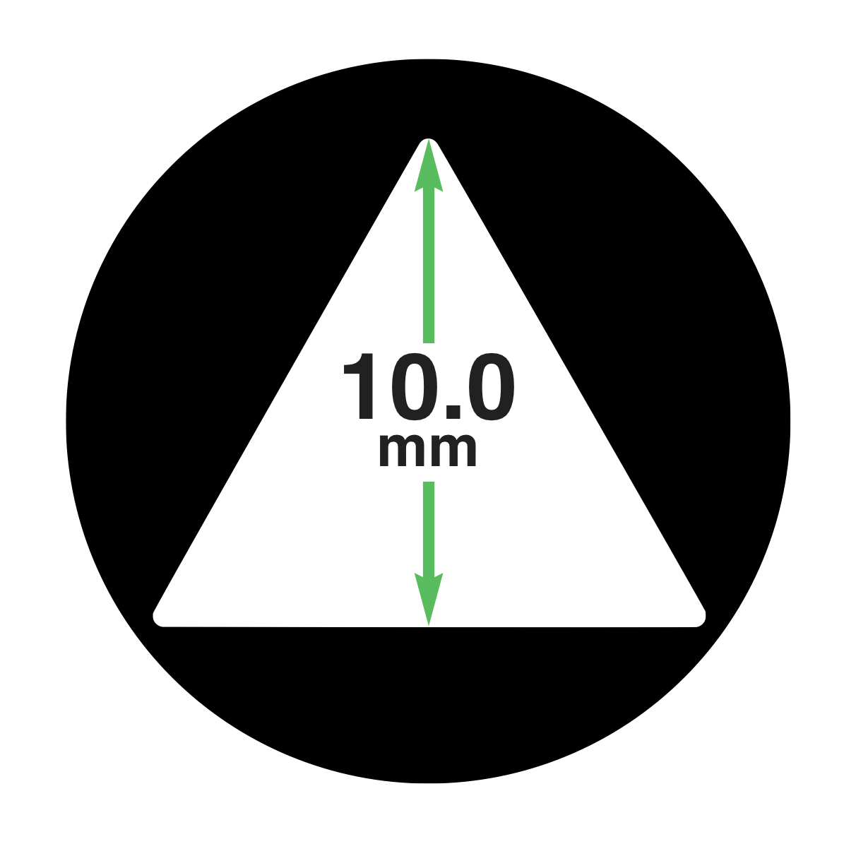 10mm Triangle Key