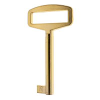 Brass Wardrobe Key