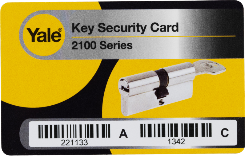 Yale 2100 Code Card